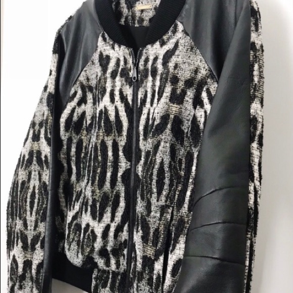 Rebecca Minkoff Concord Bomber Jacket Large - Picture 3 of 9